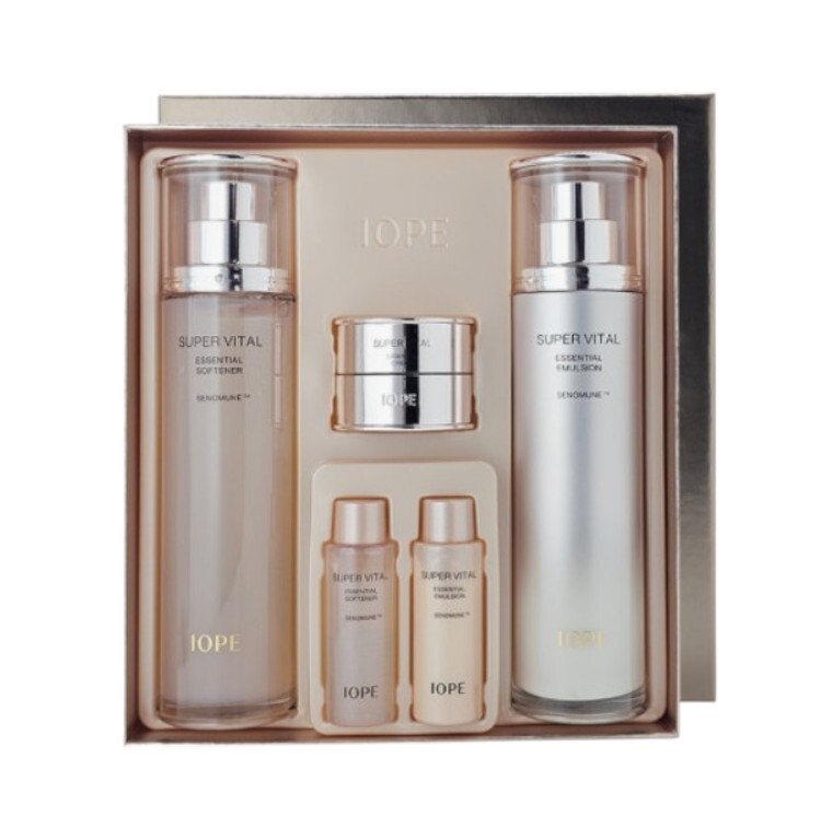 IOPE Super Vital Skin Care Set – Premium Korean Skincare for Radiance & Firmness