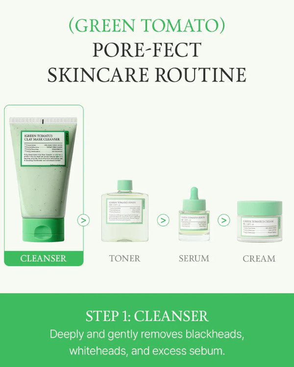 Fully Green Tomato Clay Pack Cleanser 120ml – Authentic & Trusted U.S. Seller