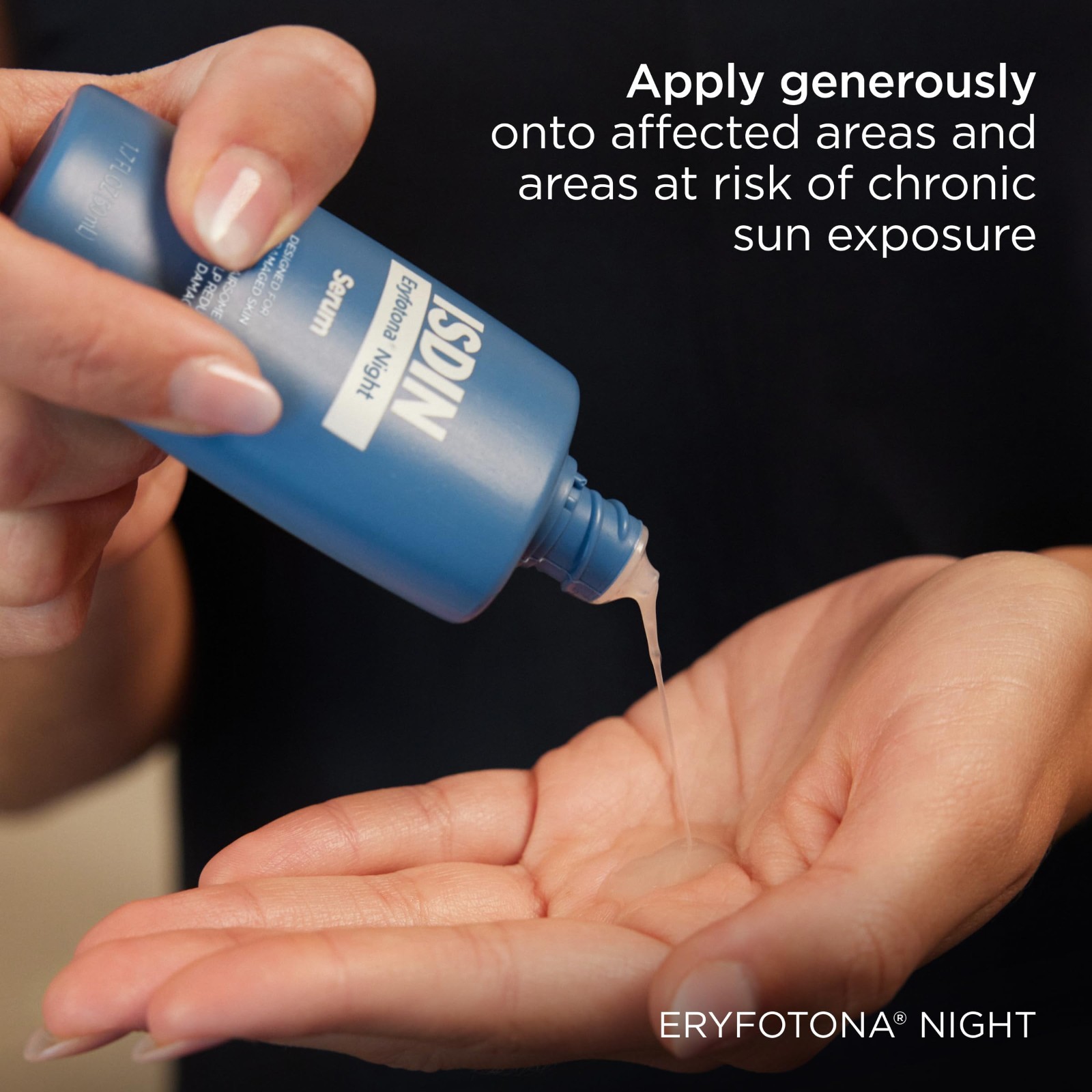 ISDIN Eryfotona Night Serum 50ml Ultra-Fluid Night Serum and Vitamin E “NIB”