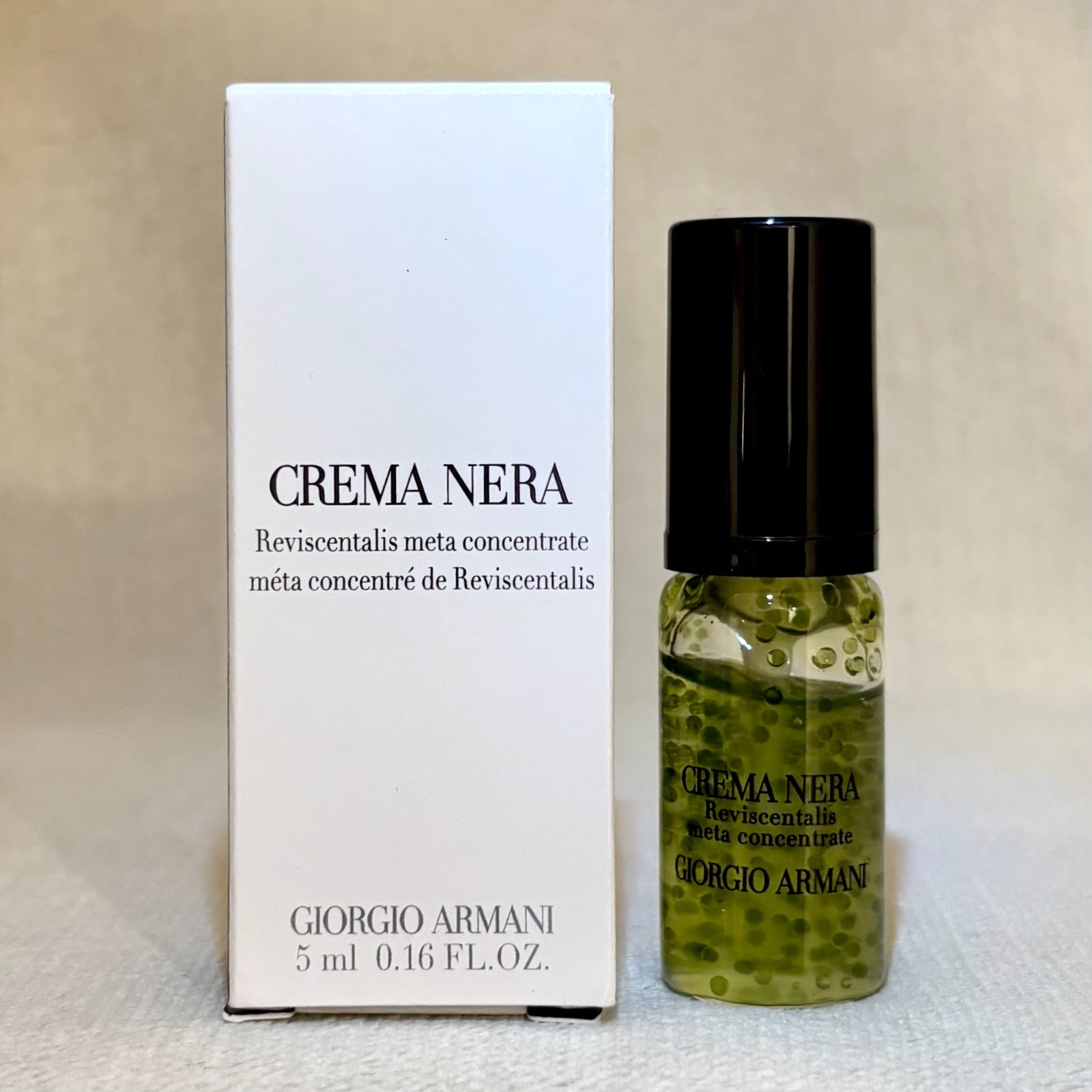 Armani Crema Nera Meta Concentrate Hydrating Serum MINI .16oz, 5ml New in Box
