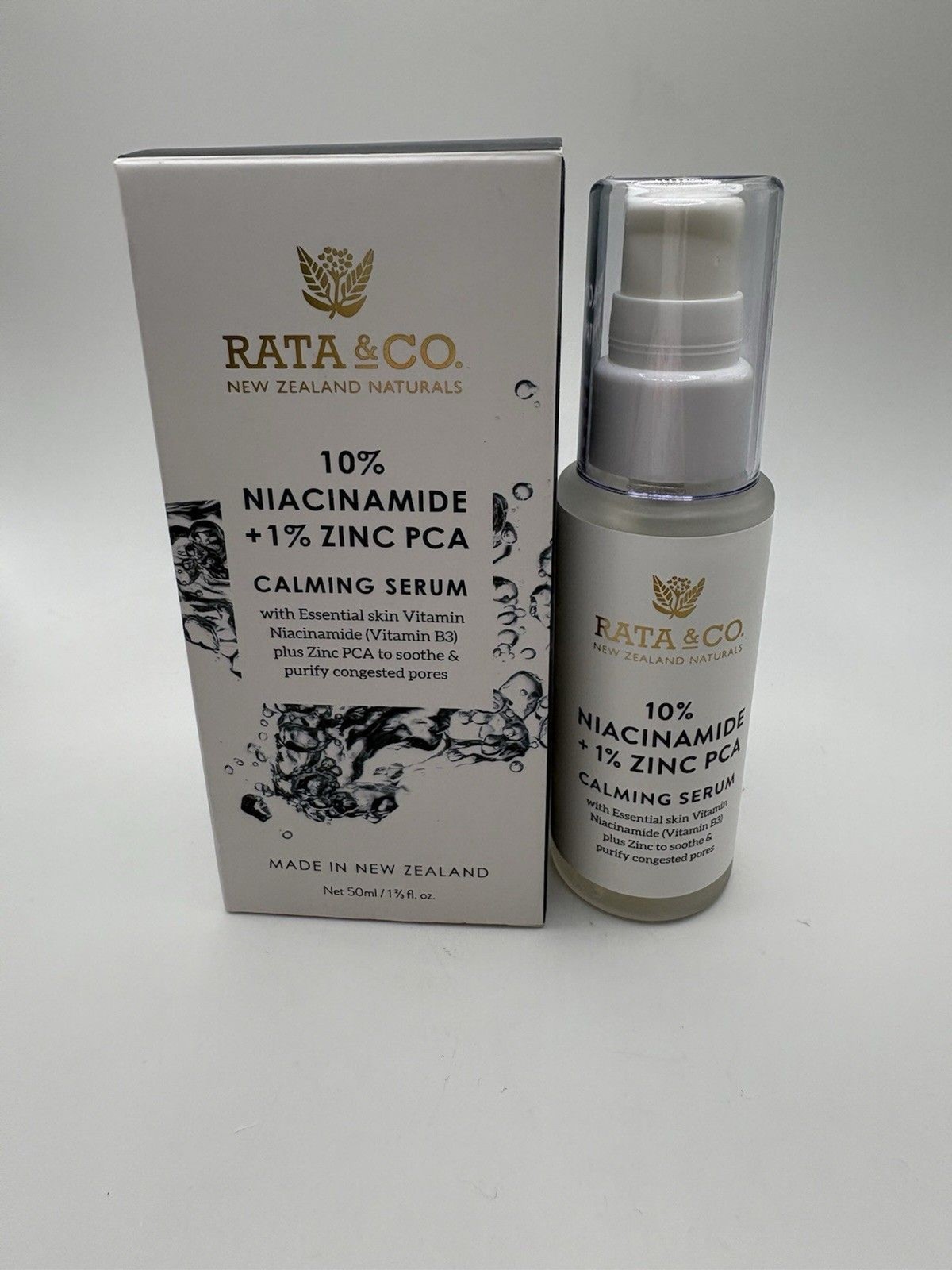 RATA & CO 10% Niacinamide+1% Zinc PCA Calming Serum 50mL