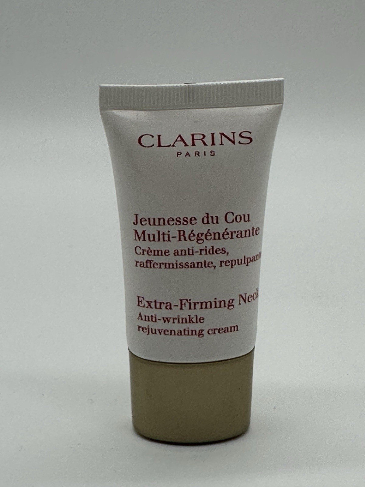 Pack of 4 – Clarins Extra-Firming Neck Anti-Wrinkle Cream – 0.5 Oz NWOB