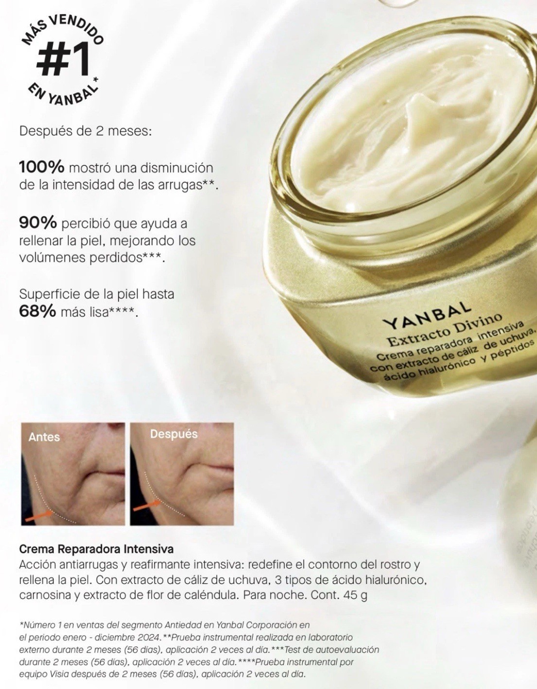 SENTIVA Extracto Divino by Yanbal Intensive Restoring Face Cream