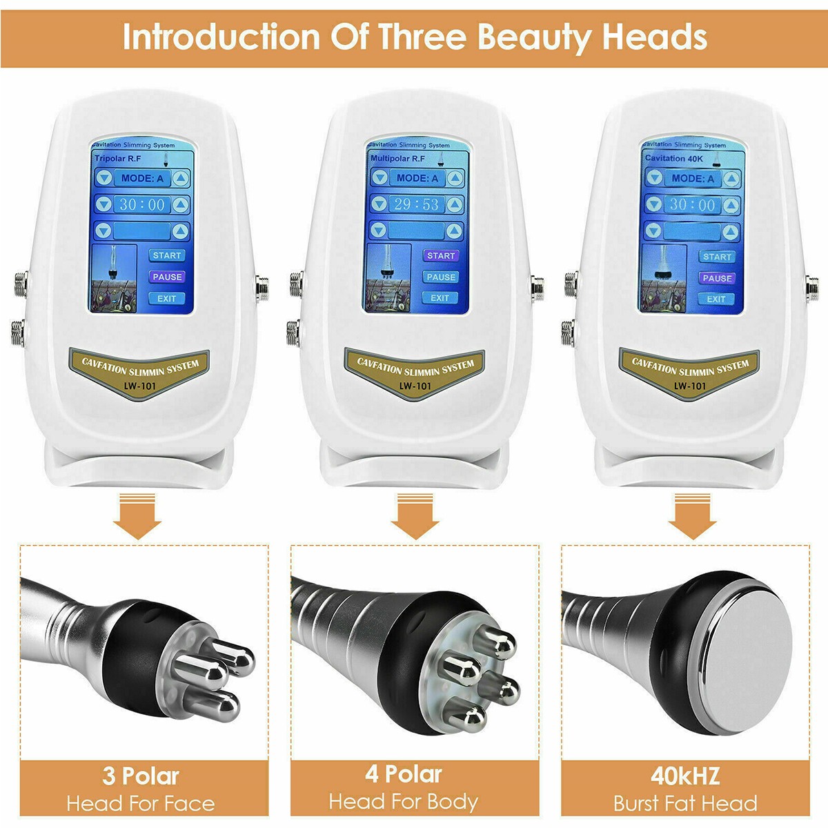 3 In 1 Body Shaping Anti-aging Wrinkle Removal Body Beauty Machine
