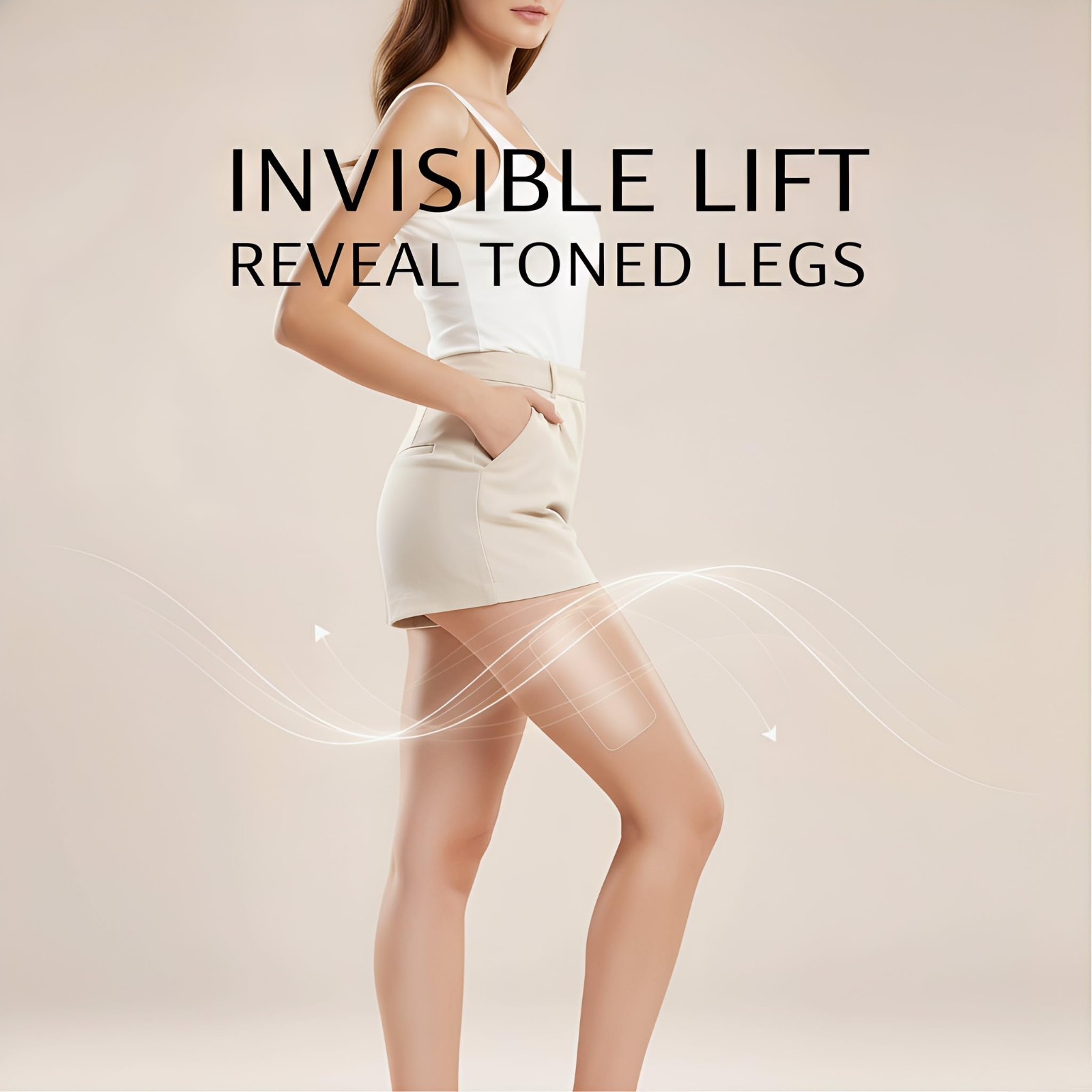 30 Pcs Thigh Lift Tape – Instant Skin Firming, Sweat-Resistant, All-Day Comfort