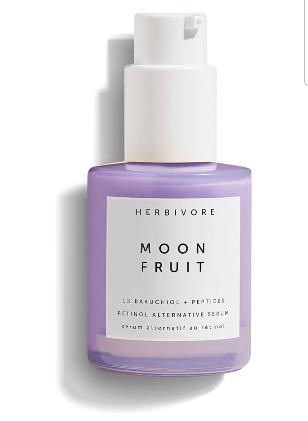 Moon HERBIVORE Fruit 1% Bakuchiol + Peptides Retinol Alternative Serum 10z