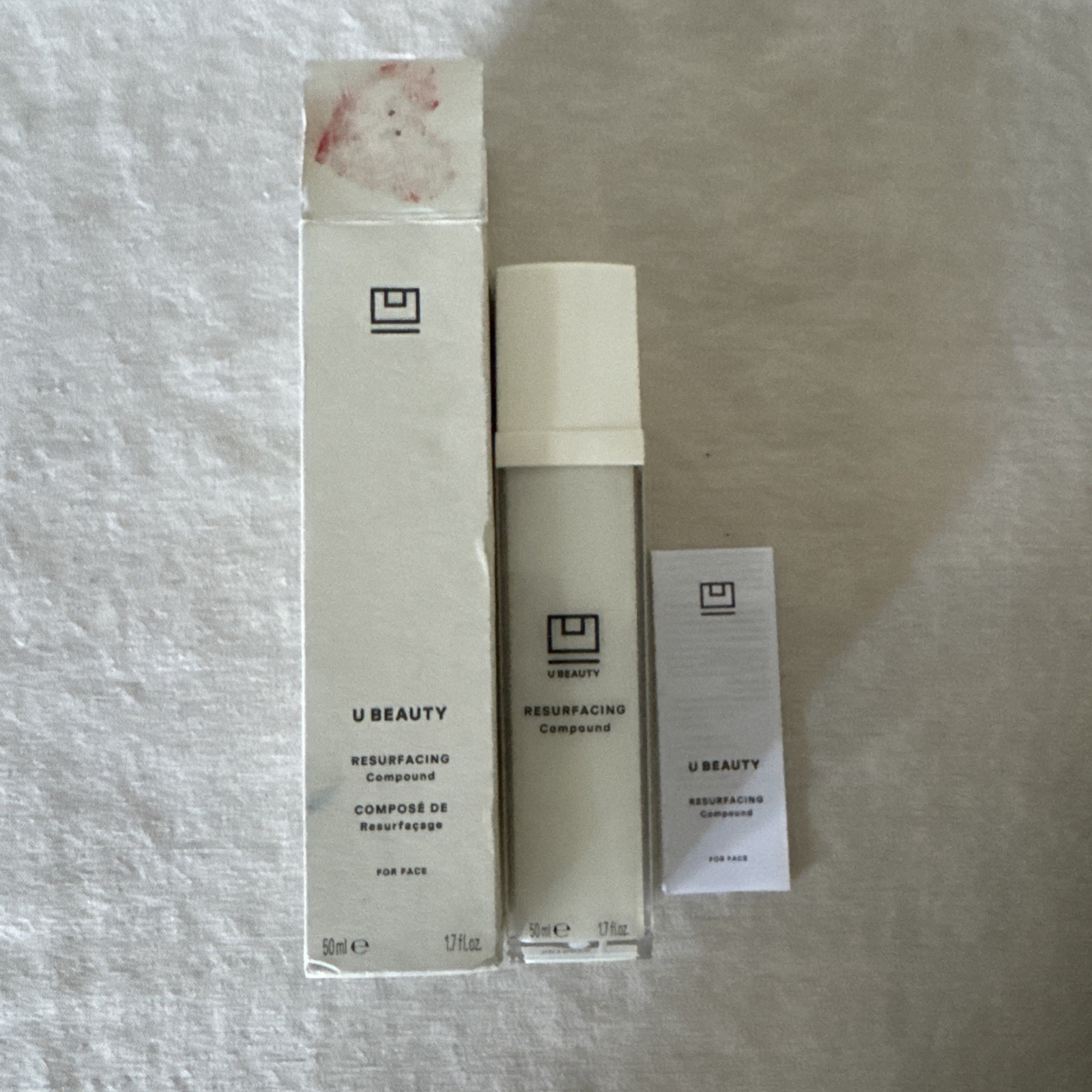U Beauty Resurfacing Compound 1.7OZ / 50ml New Open Box