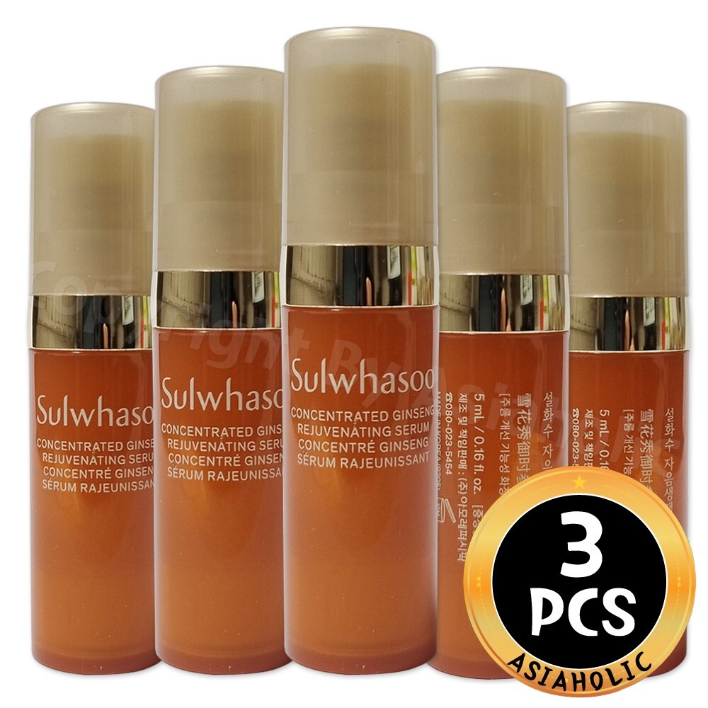 Sulwhasoo Concentrated Ginseng Renewing Serum EX 5ml (1pcs ~ 20pcs) Newest Ver