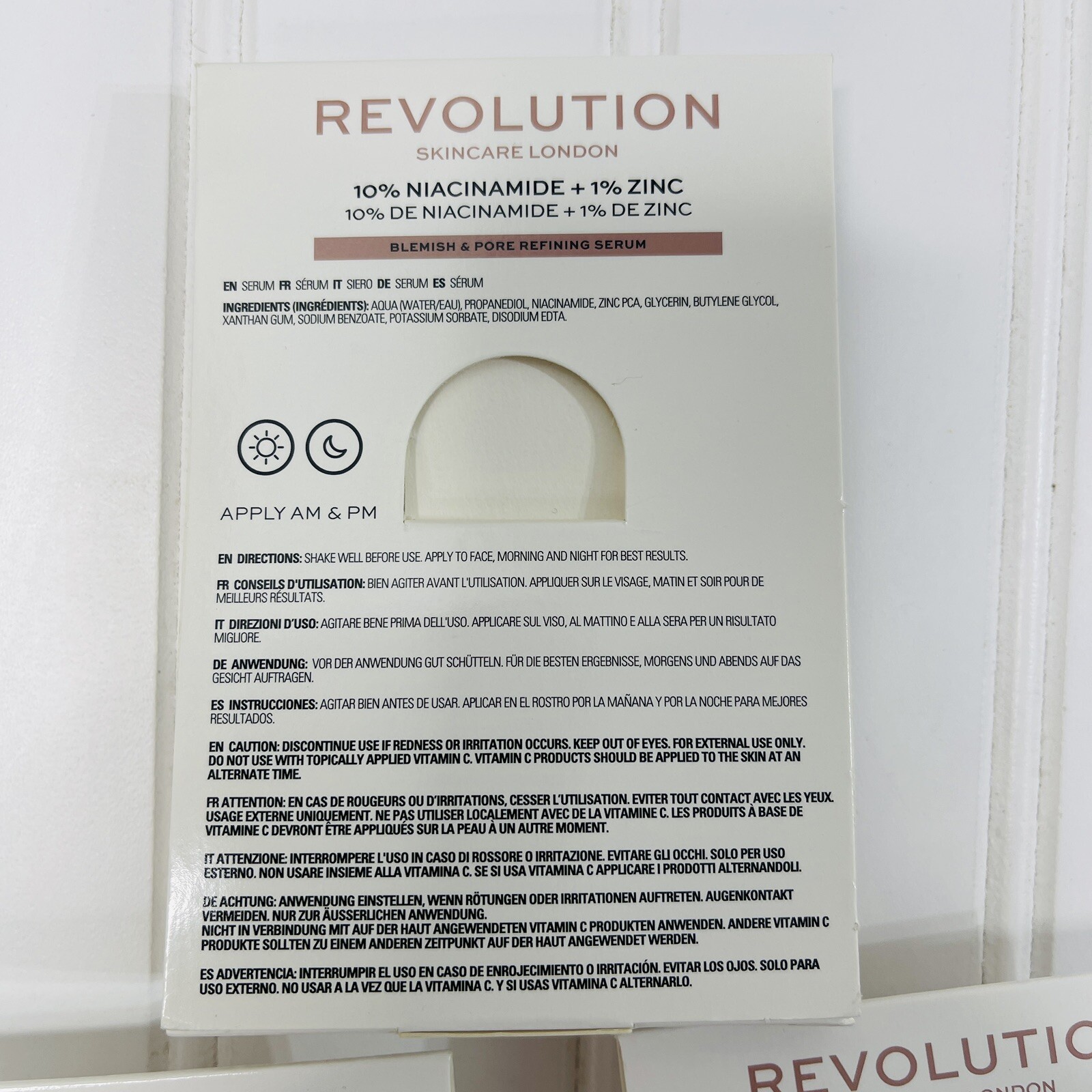 Revolution Skincare London 2% Hyaluronic Acid 0.16oz Deluxe Sample Size Bundle 3
