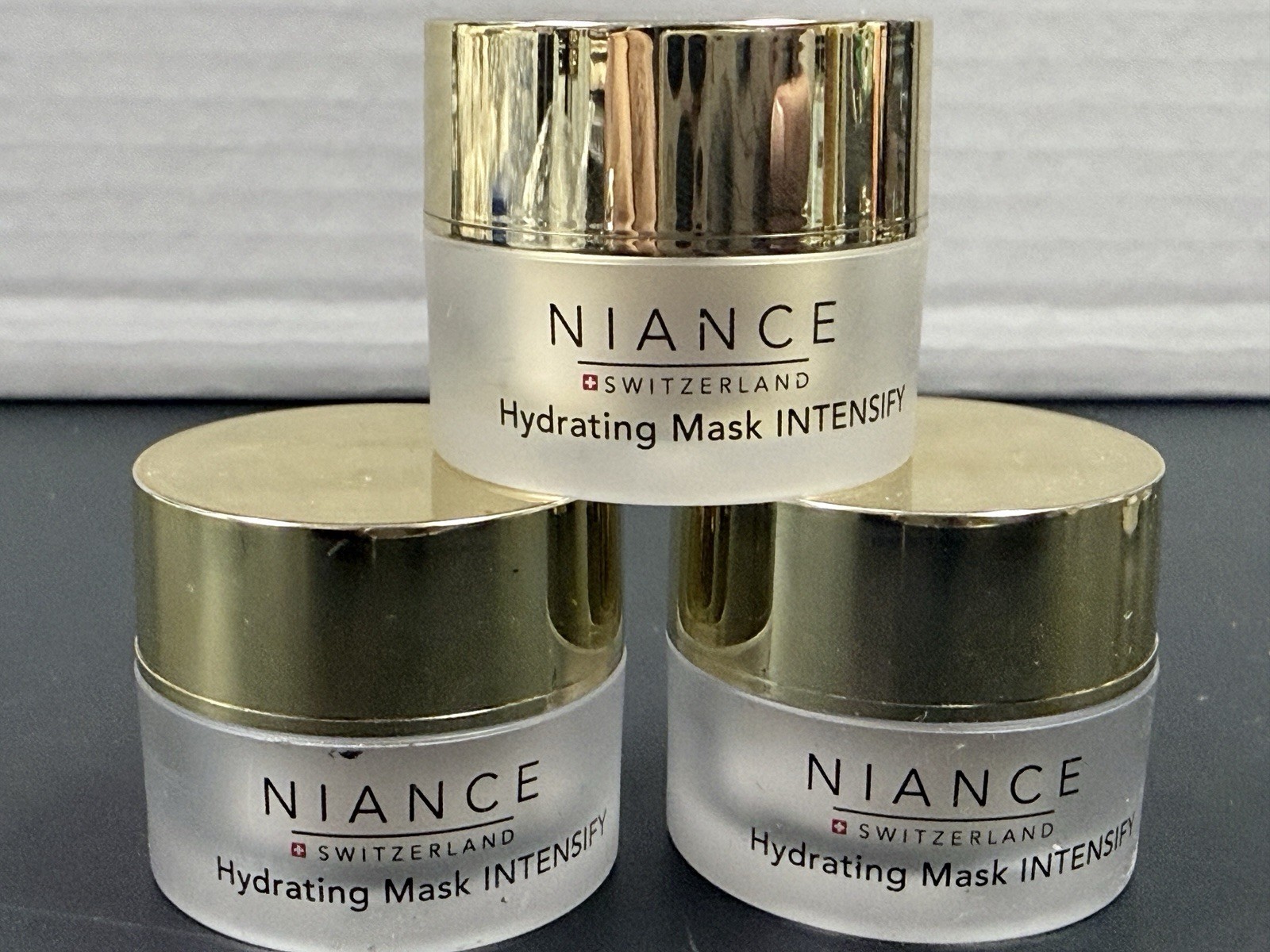 3 Pack Niance Switzerland Hydrating Mask INTENSIFY Mini Size 5mL/0.2oz Sealed