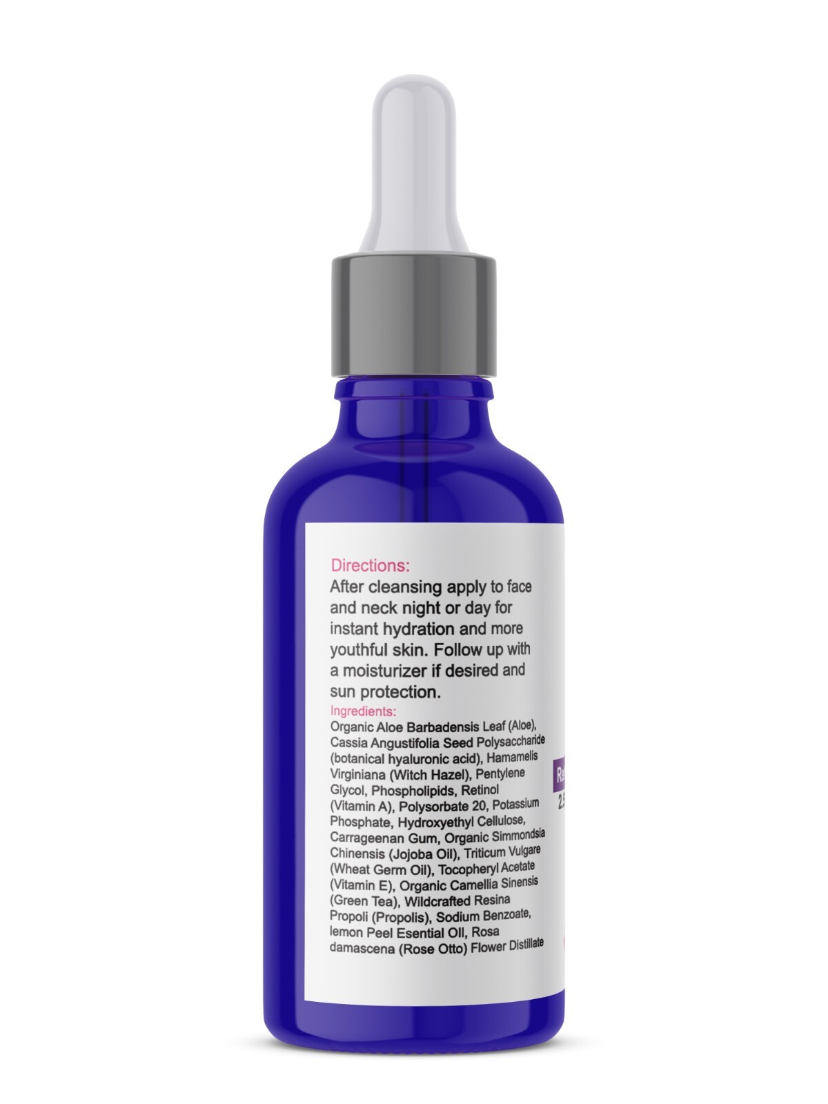 Planet Eden *STRONG* Vitamin A Retinol and Hyaluronic Acid Serum & Green Tea