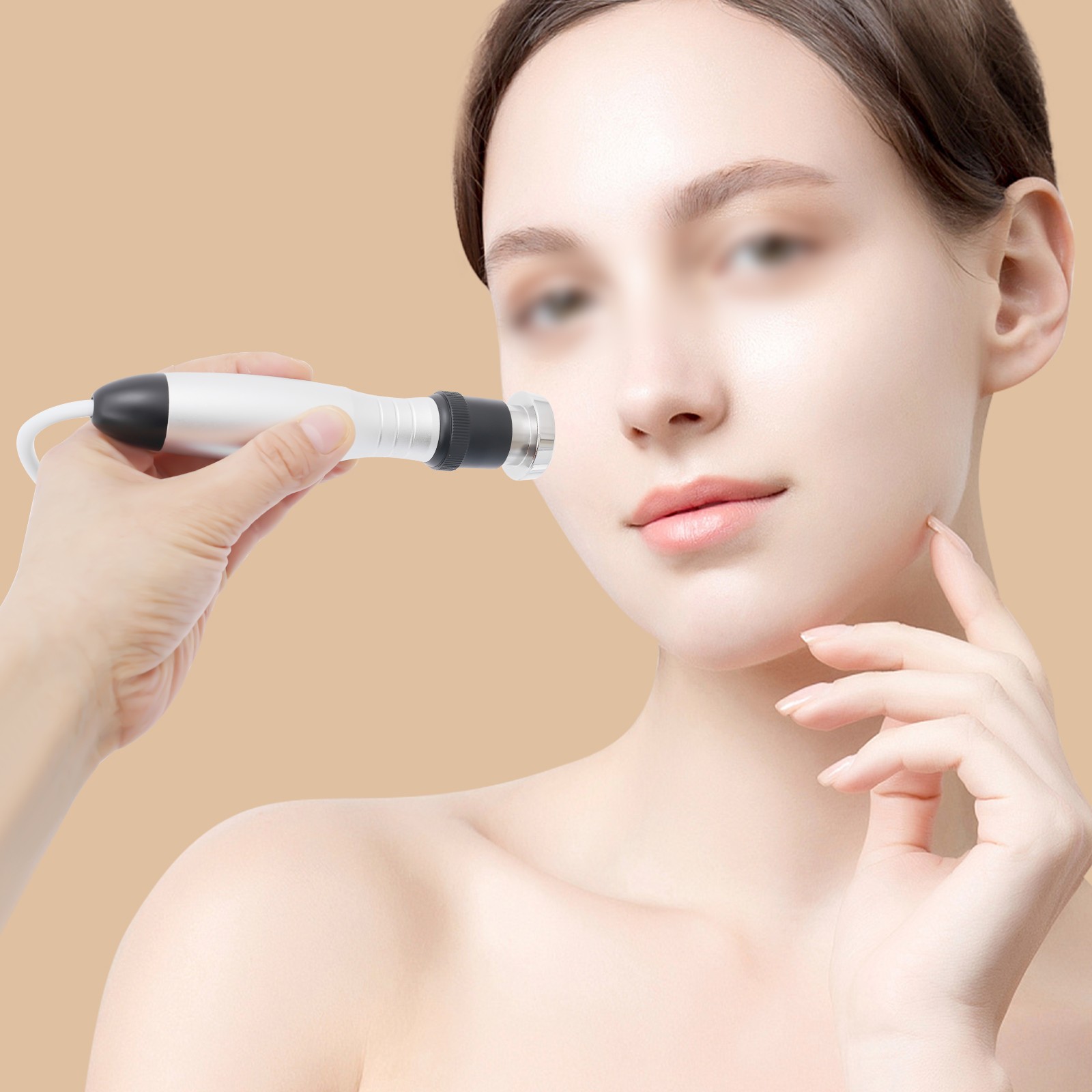RF Beauty Machine 5 Adjustable Strength 3 Probes Face Body Skin Tightening