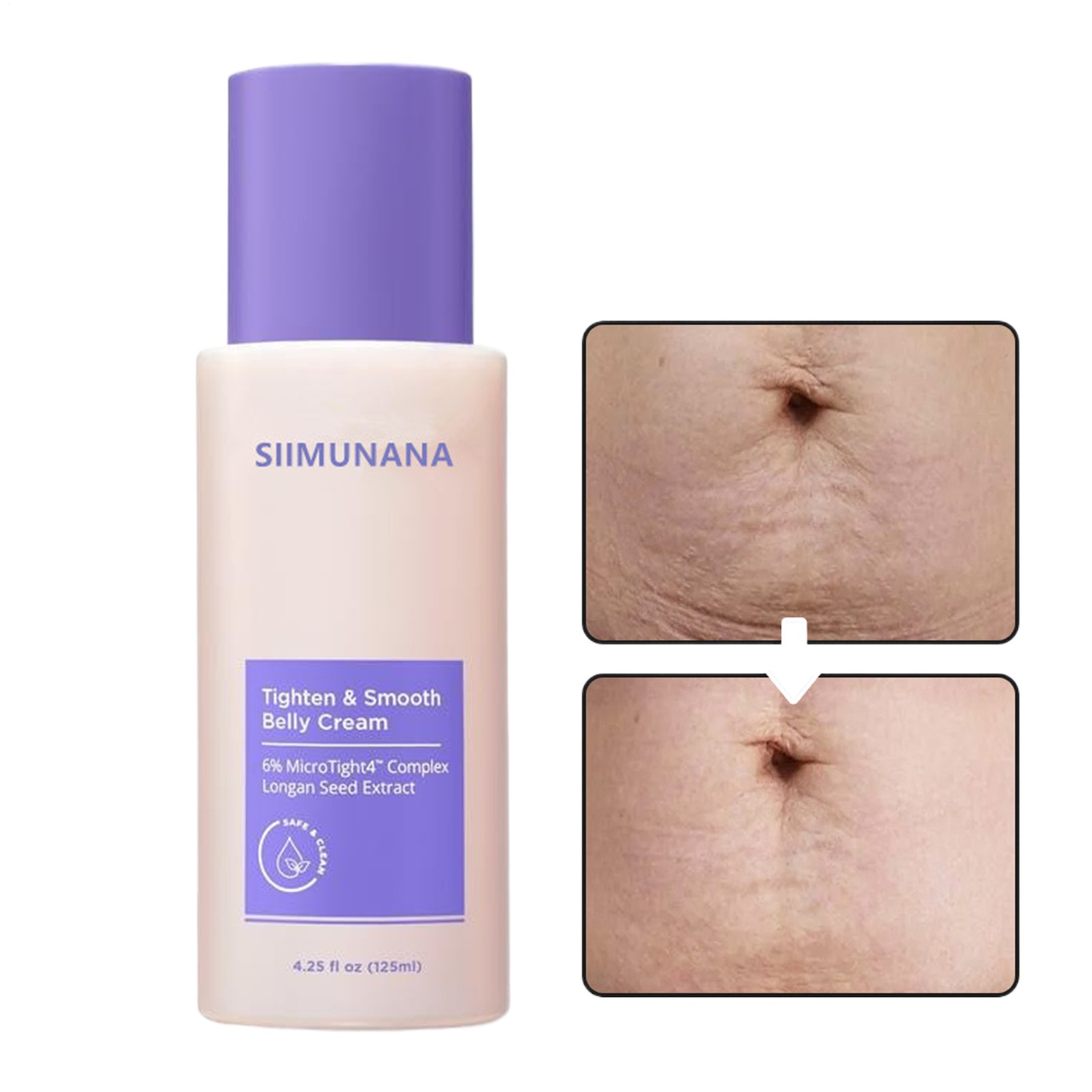 4.25 fl oz & GoPure Tighten Smooth Belly Cream Latest, Product Sealed