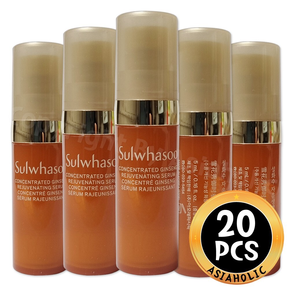 Sulwhasoo Concentrated Ginseng Renewing Serum EX 5ml (1pcs ~ 20pcs) Newest Ver
