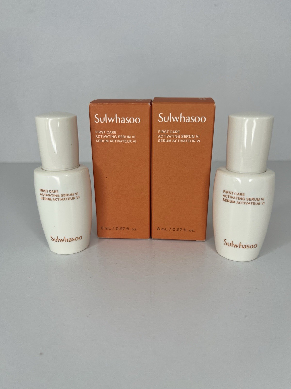 2 X Sulwhasoo First Care Activating Serum VI 0.27 oz / 8 mL (ea) exp 02/27