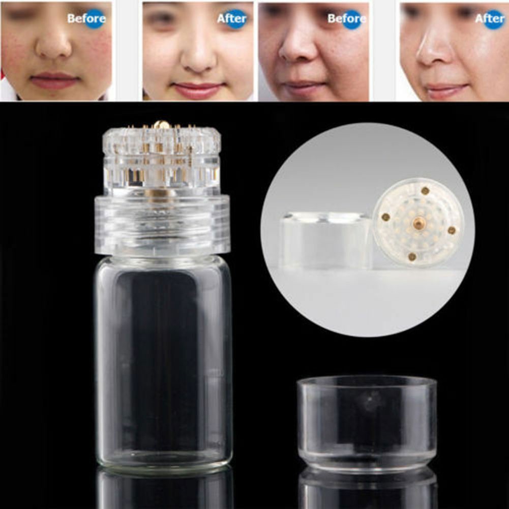 New 1Pcs 20 Pins 0.25~1.5mm Derma Roller With bottle Anti-Wrinkle Ant-Aging Tool
