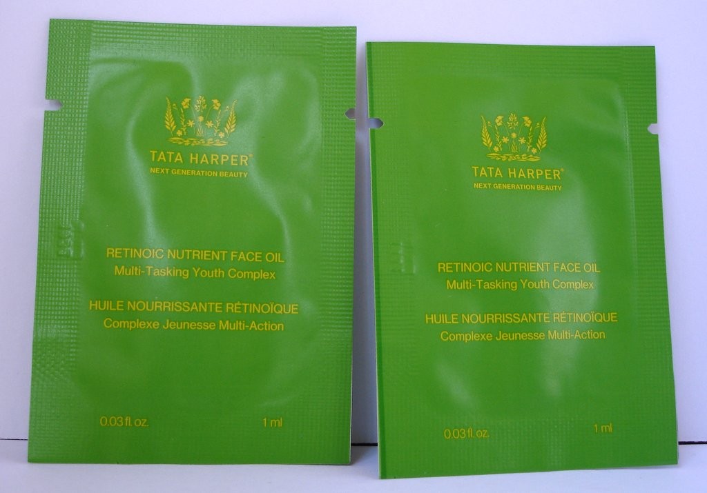TATA HARPER Elixir Vitae Face , Cleanser, Face Oil CLEAN BEAUTY LOT of 6 Sachets