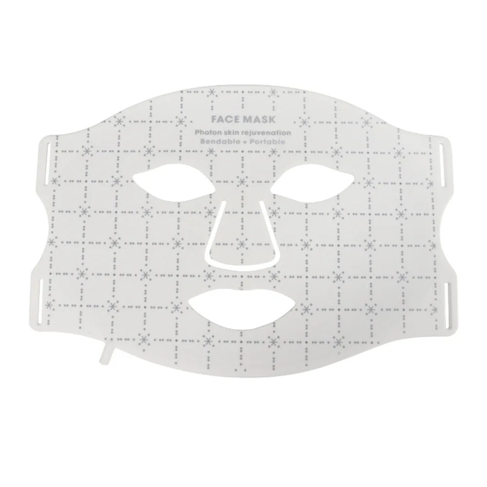 7-Color LED Light Therapy Face Mask, Silicone Skin Care Beauty Mask