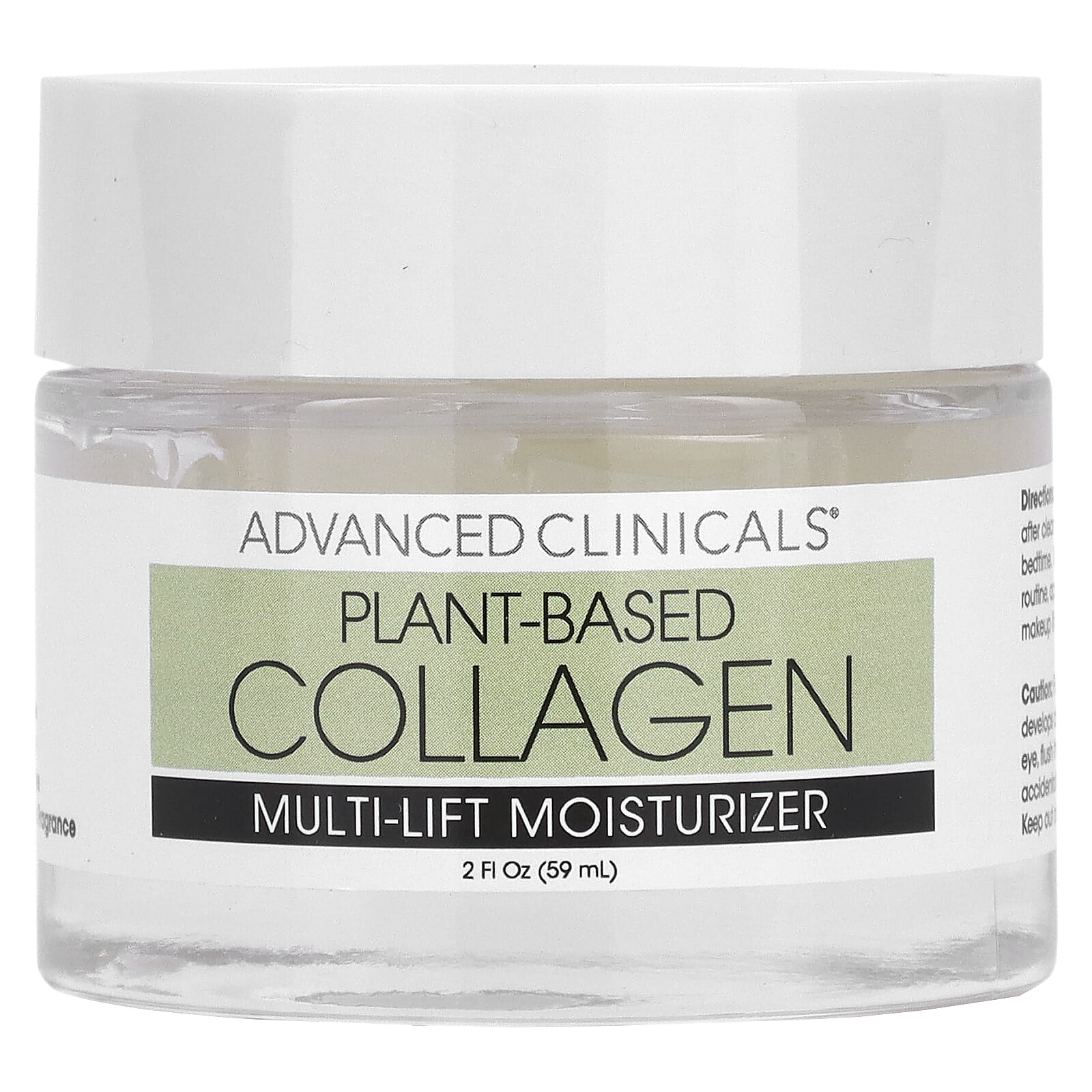Plant Based Collagen, Multi-Lift Moisturizer, 2 fl oz (59 ml)