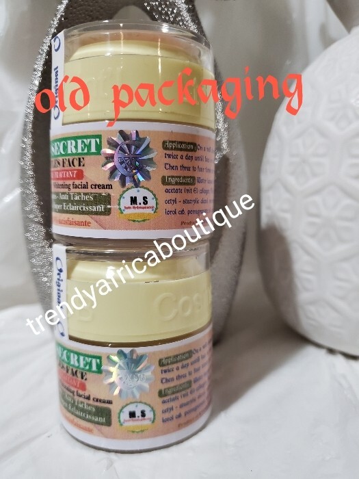 X 1 Jar Mon Secret Spotless Moisturizing Face Cream. 50g. NOTE JAR IS NOT FULL!