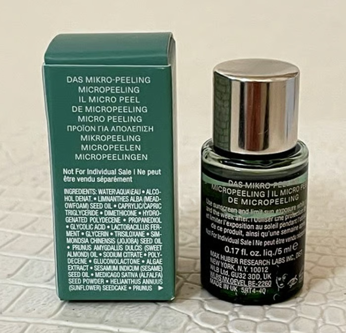 3 x La Mer The Micro Peel Treatment Deluxe Sample Size .17oz, 5ml New in Box