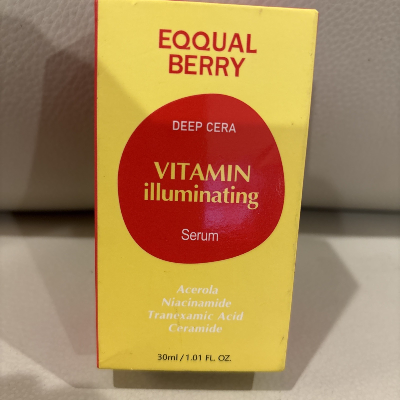 [US Seller] EQQUALBERRY Deep Cera Vitamin Illuminating Serum 1.01 fl oz (30 ml)