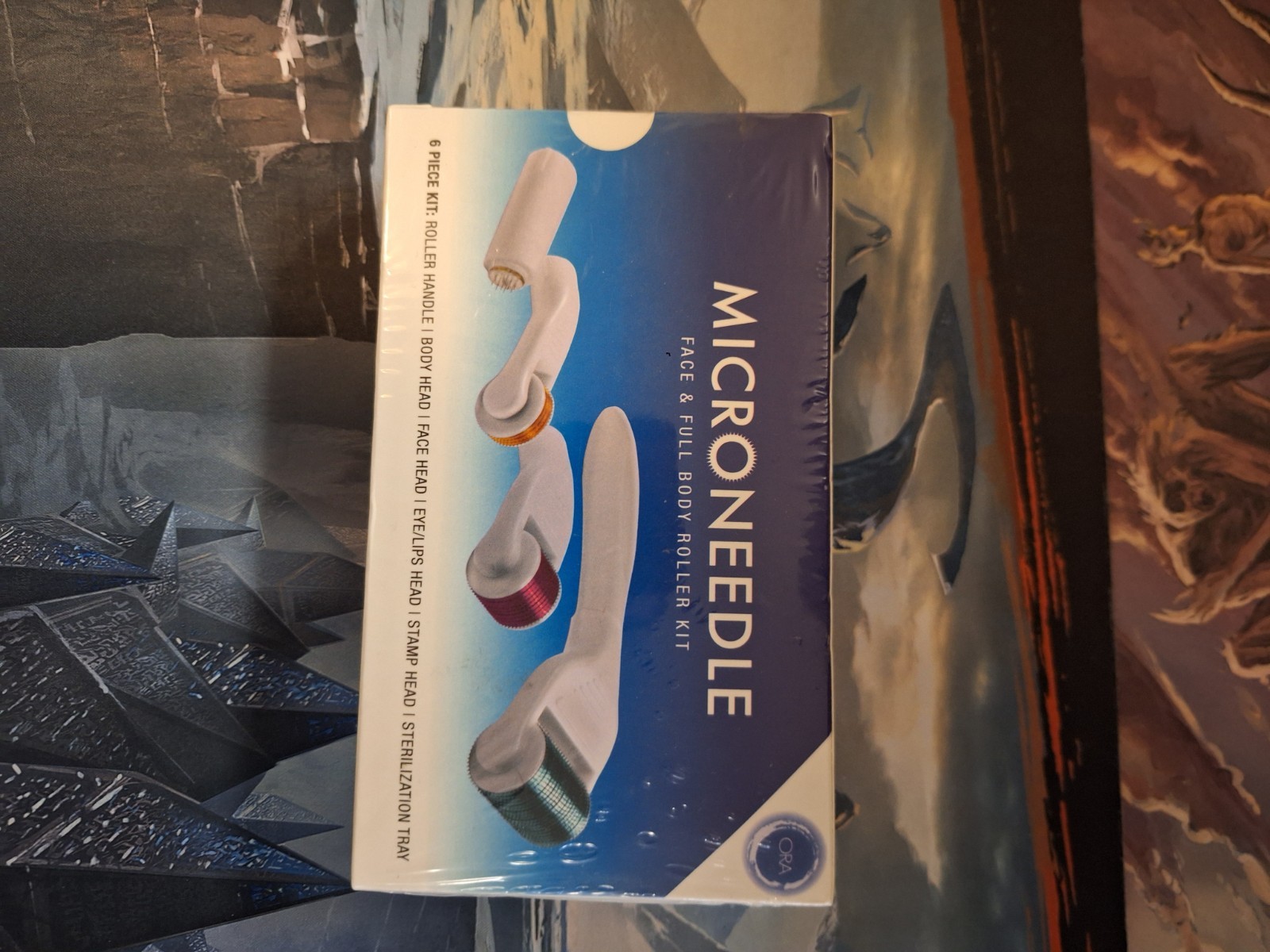 ORA Microneedle Face & Full Body Roller 6-Piece Kit NEW Sealed