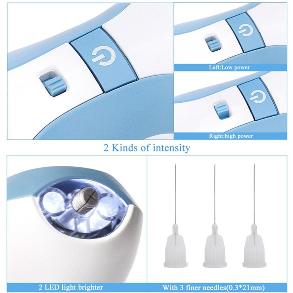 Fibroblast Maglev Plasma Pen & 4 Tips Eyelid Lift Wrinkle Spot / Mole Remover
