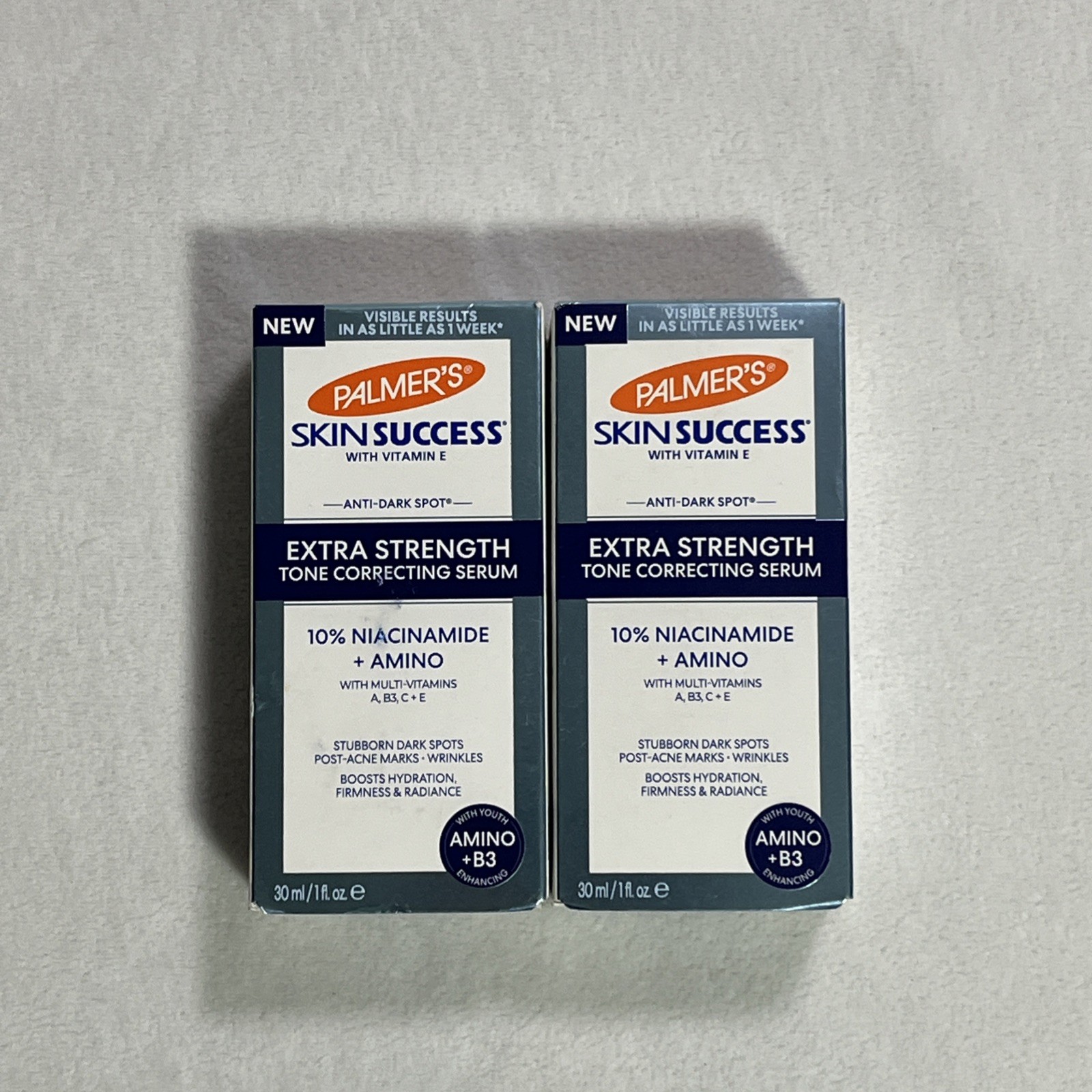 2PK Palmers Skin Success Anti-Dark Spot ~ 10% Niacinamide + Amino ~ 1 FL OZ Each