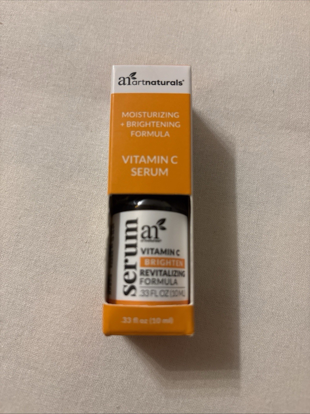 Lot 2 ARTNATURALS Vitamin C Moisturizing + Brightening Serum Formula 0.33 oz ea.