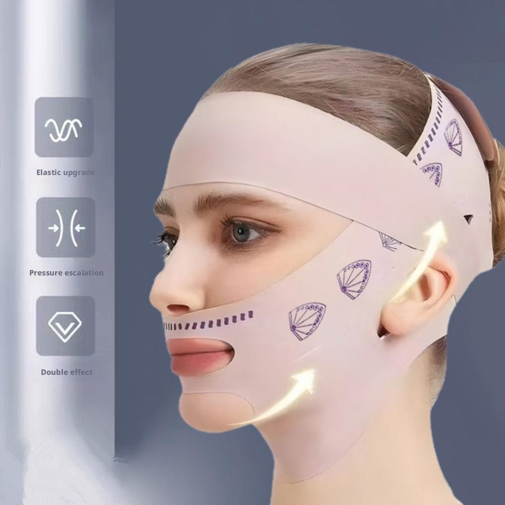 Face Slimming Bandage V Line Face Shaper Double Chin Reducer Face Lifting Belt A