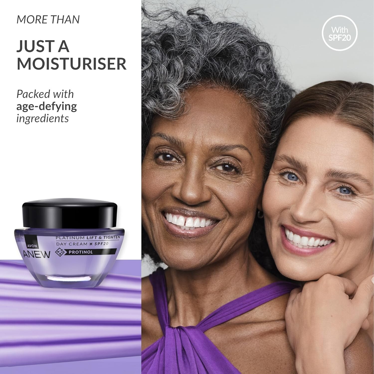 NEW Avon Anew Platinum Day Lifting Cream with Protinol SPF 25 1.7oz / 50 g