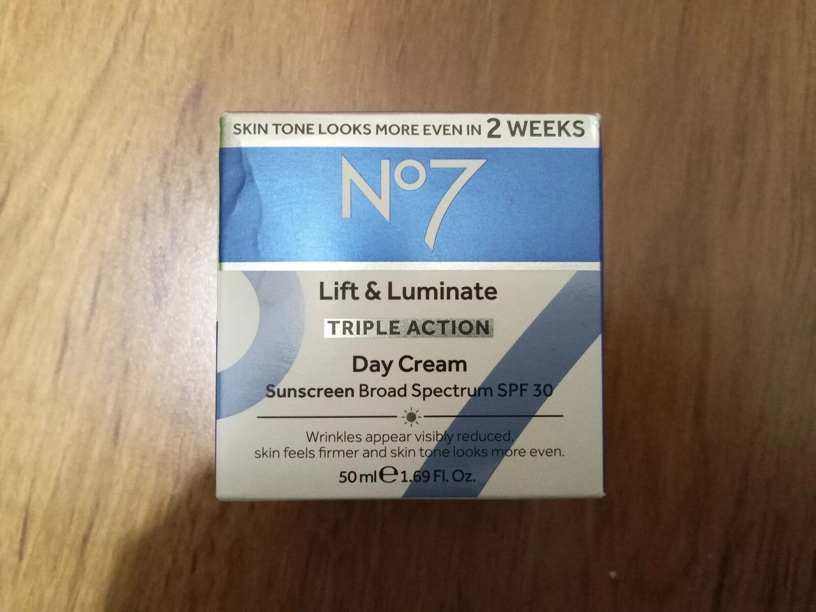 No7 Lift Luminate Triple Action Day Cream with SPF 30 – 1.69oz