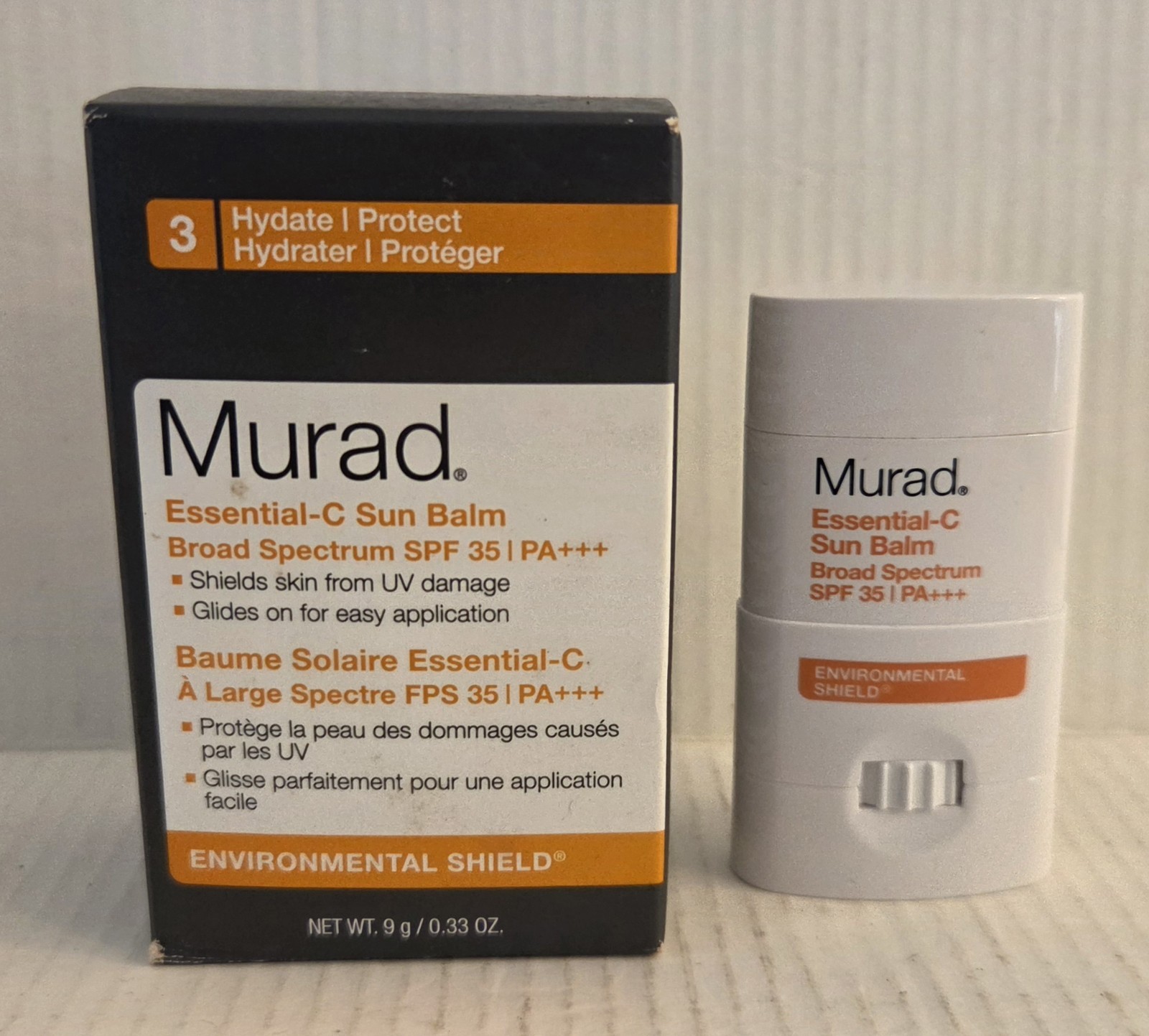 MURAD ESSENTIAL – C SUN BALM BROAD SPECTRUM SPF 35 PA +++ 0.33 OZ NEW IN BOX