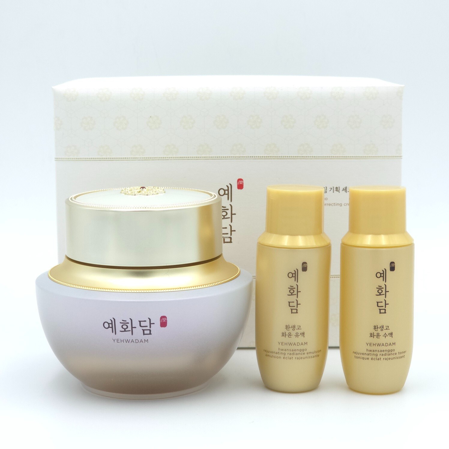 Yehwadam Hwansaenggo Snow Glow Dark Spot Correcting Cream Special Set K-Beauty