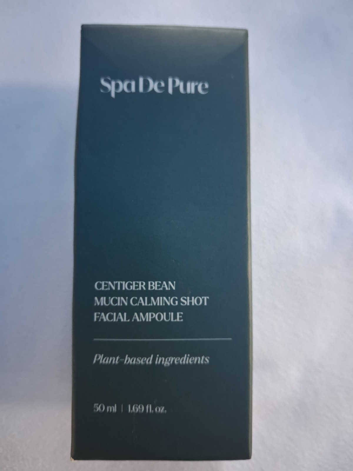Spa De Pure Centiger Bean Mucin Calming Shot Facial Ampoule Plant-based Korean
