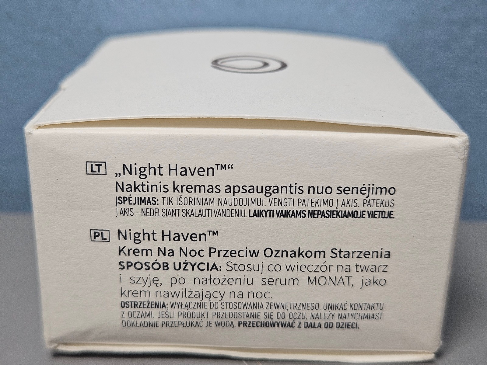 TRAVEL SIZE Monat Night Haven Overnight Age Control Cream 0.5 fl. oz – New