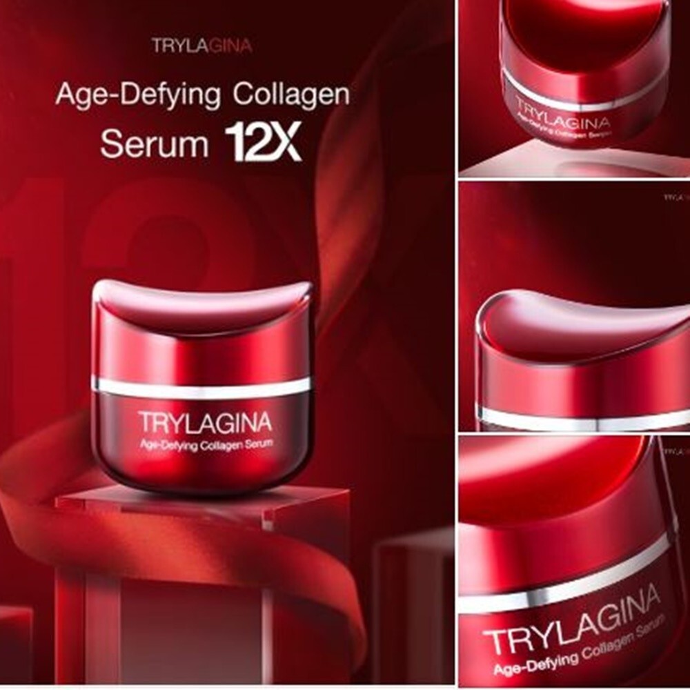 3Box 30g. TRYLAGINA Age – Defying Collagen Serum 12X 5D Matrixcolla Anti-Wrinkle
