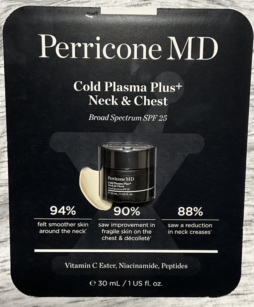 Perricone MD Cold Plasma Plus+ Neck & Chest Broad Spectrum Moisturizer SPF 25