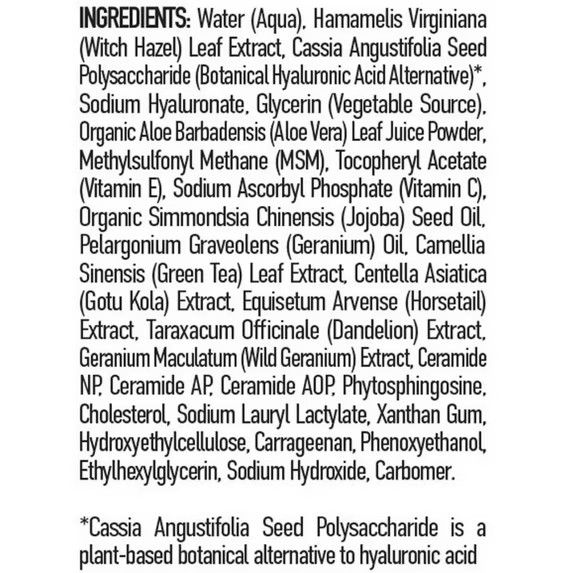 TruSkin Hyaluronic Acid Face Serum with Ceramides & Aloe Hydration 1 oz