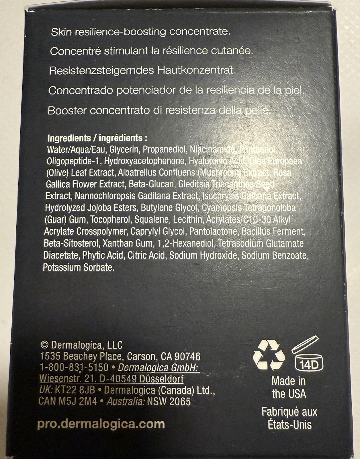 DERMALOGICA Pro Restore ( 12 tubes x 0.1 fl oz/3ml). New in Box.