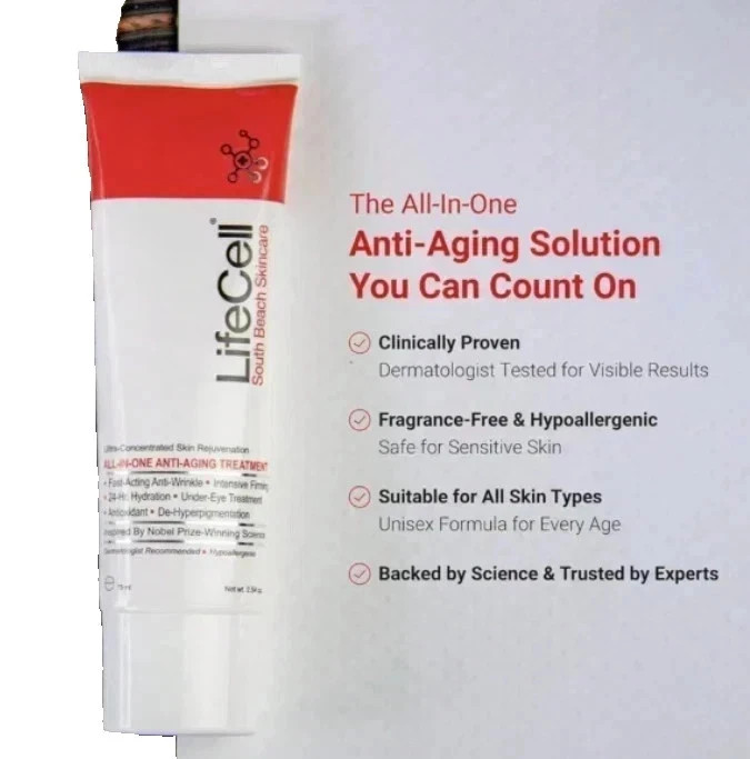 South Beach All-In-One Anti-Aging Treatment, 2.54oz – Firming & Hydrating Care