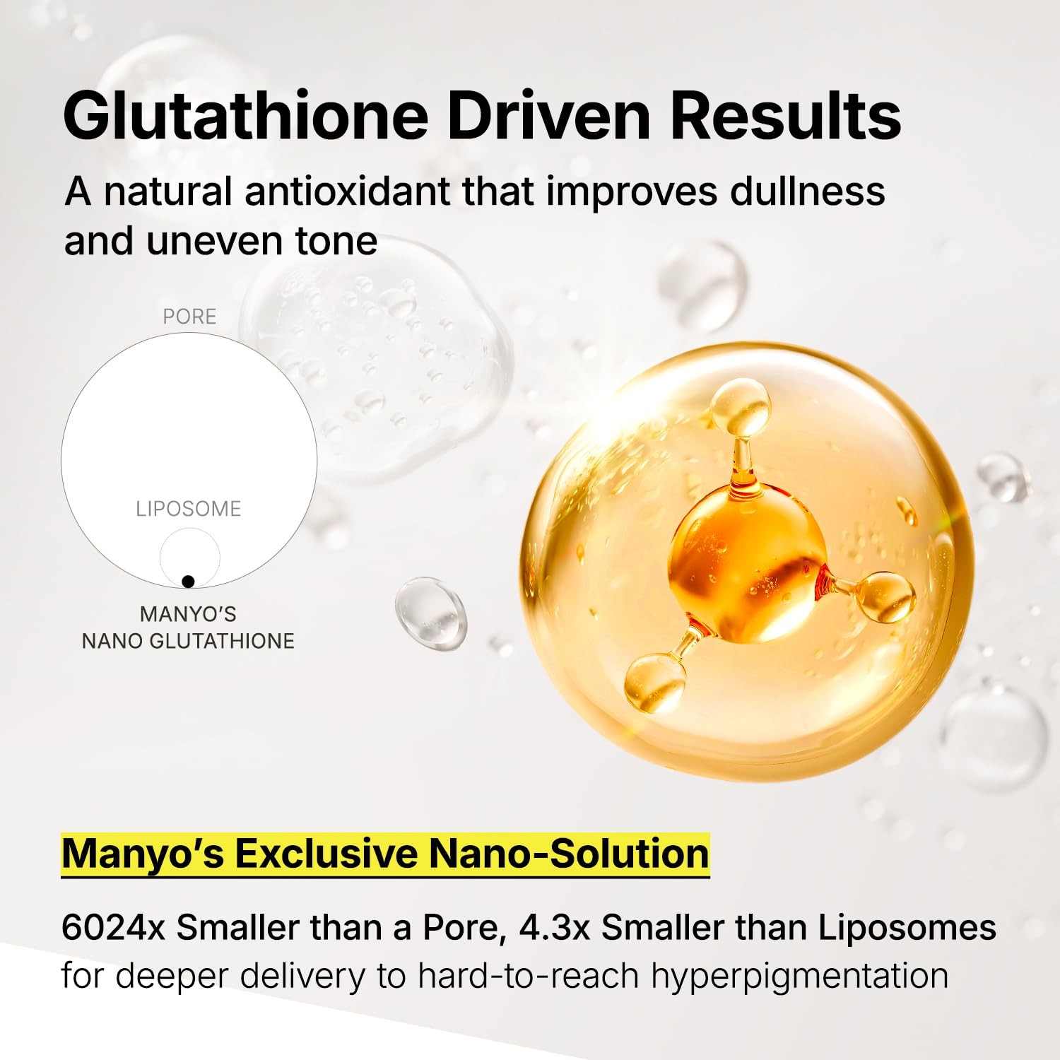 Glutathione 7 Dark Spot Serum with Niacinamide for Uneven Skin Tone Treatment