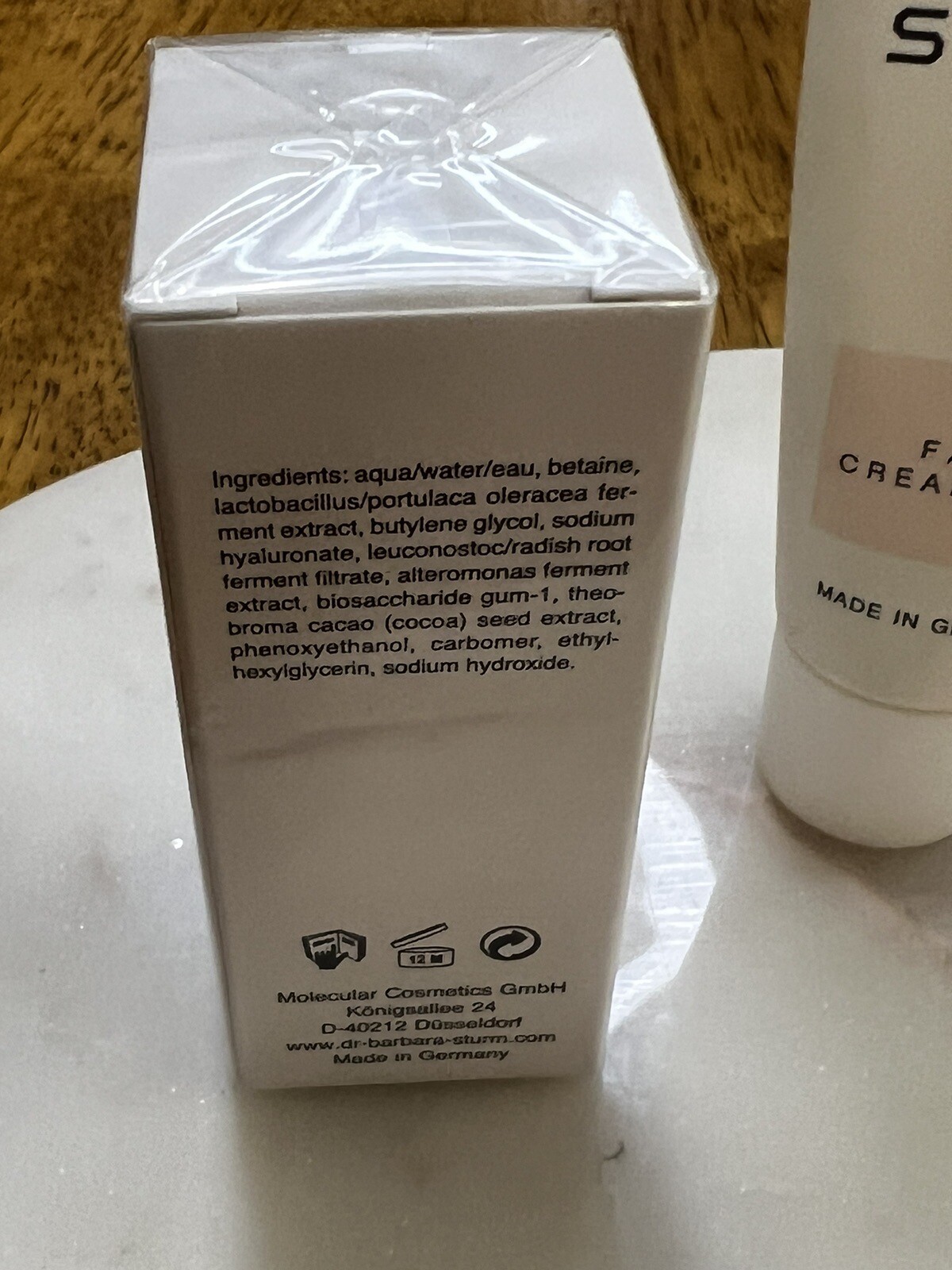 (Set Of 3) 2 Dr Barbara Sturm Face Cream Rich 0.67 oz / 1 Anti-Pollution Drops