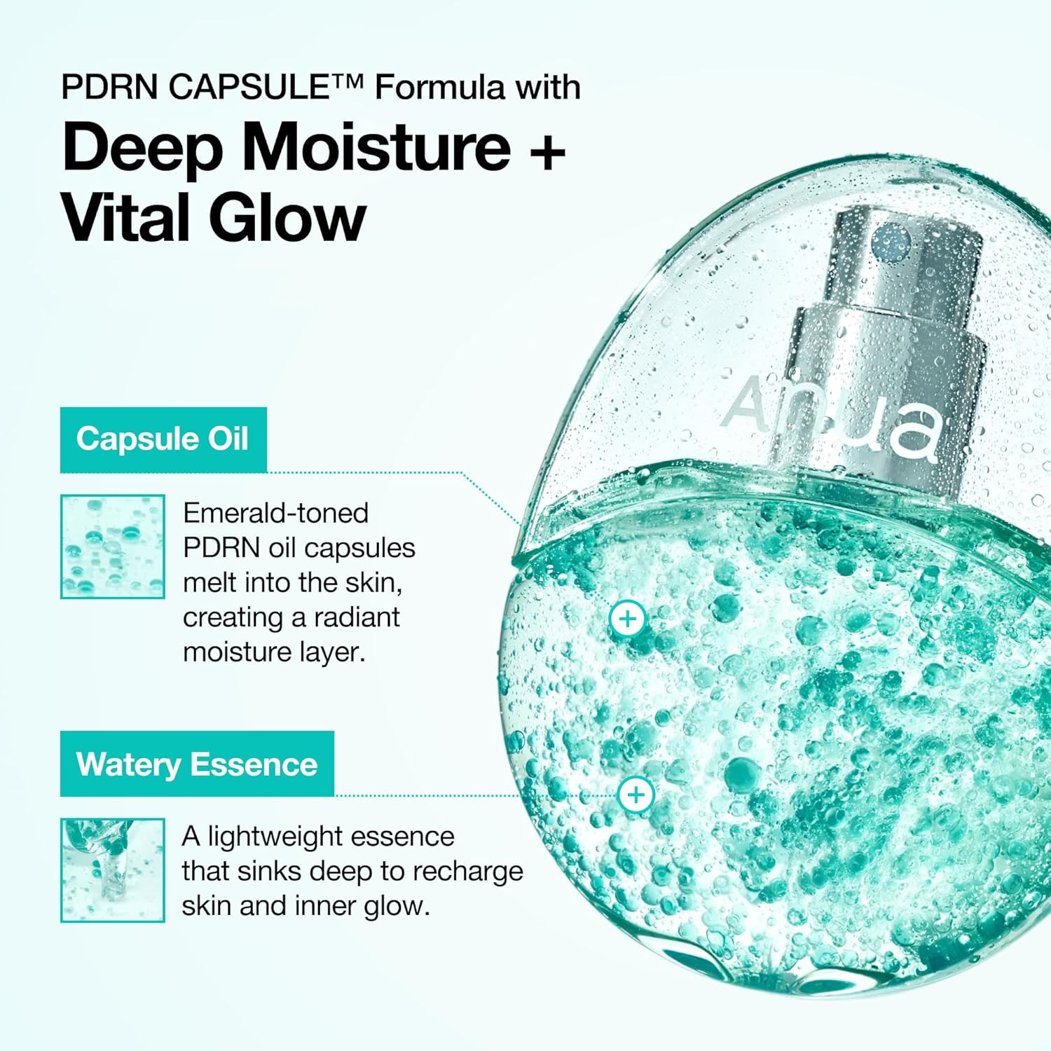 ANUA PDRN Collagen Glow Facial Serum Spray Hydrating Mist 1.01 Fl Oz EXP:08/28