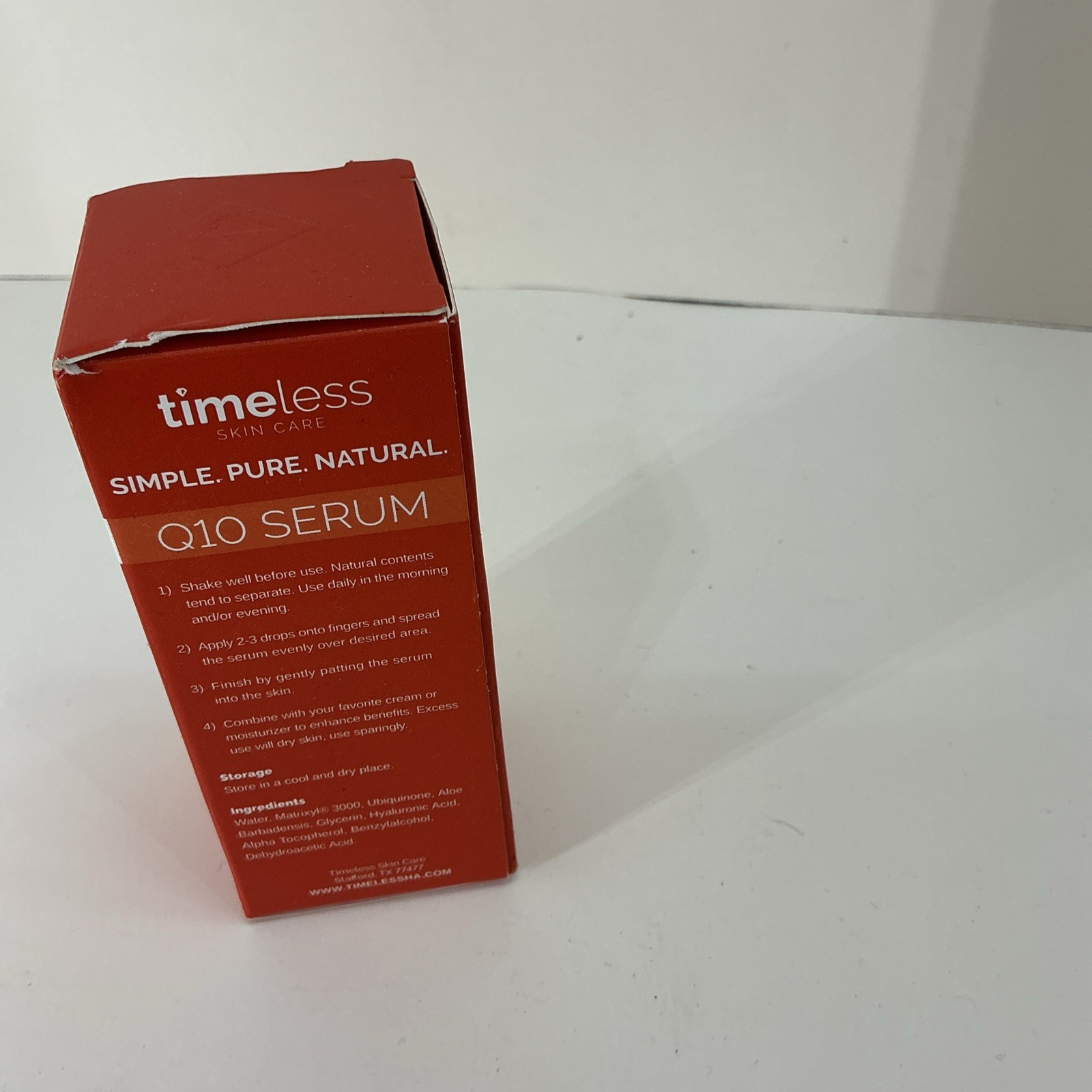 Coenzyme Q10 Serum by Timeless for Unisex -1 Oz +Hyaluronic Acid.