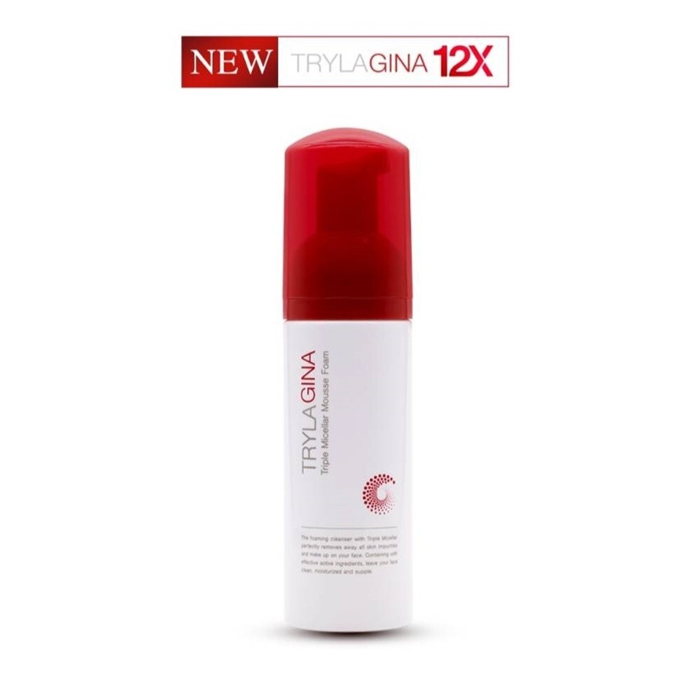 2X TRYLAGINA Age-Defying Collagen Serum 12X+1 Mousse Foam+1Sunscreen SP50+PA++++