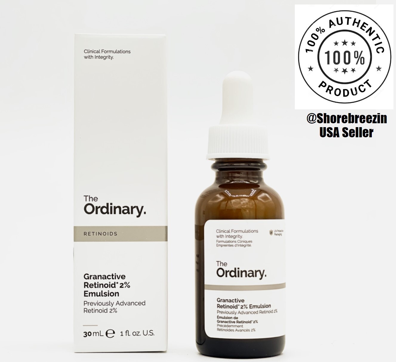 The Ordinary Granactive Retinoid 2% Emulsion | USA SELLER | Authentic Product
