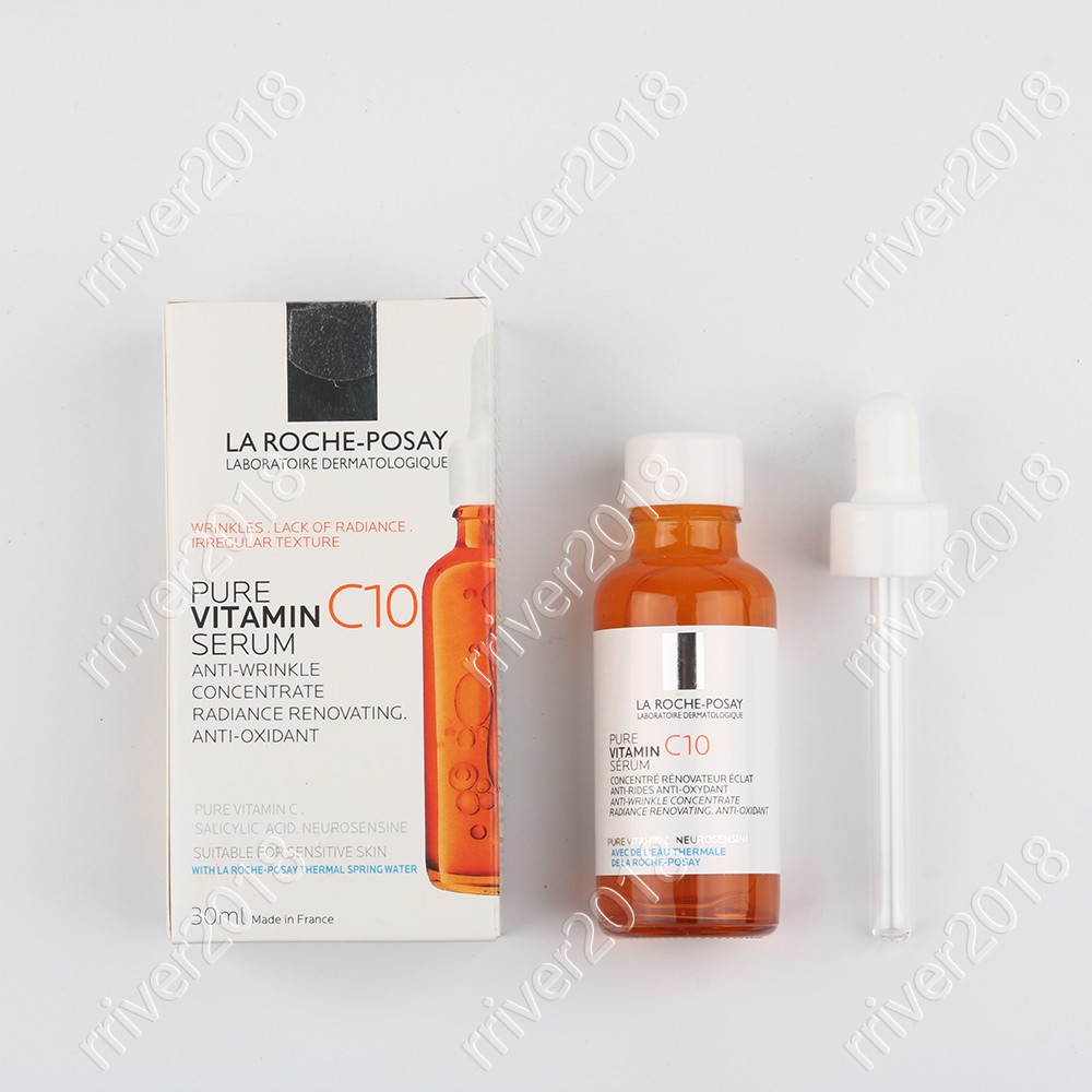 La Roche-Posay 10% Pure Vitamin C Serum Anti-Wrinkle and Anti-Aging 1-3 pack US.