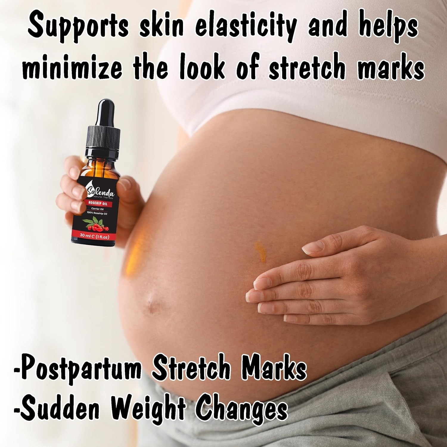 Lightweight Rosehip Seed Oil for Radiant Skin – Multi-Use Carrier Oil 1 Oz